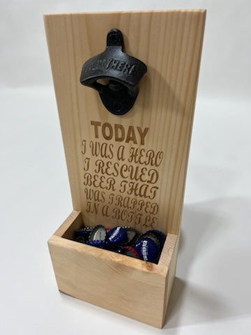 Engraved Wooden Bottle Openers With Box