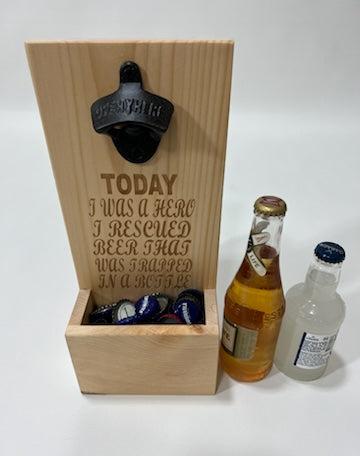 Engraved Wooden Bottle Openers With Box