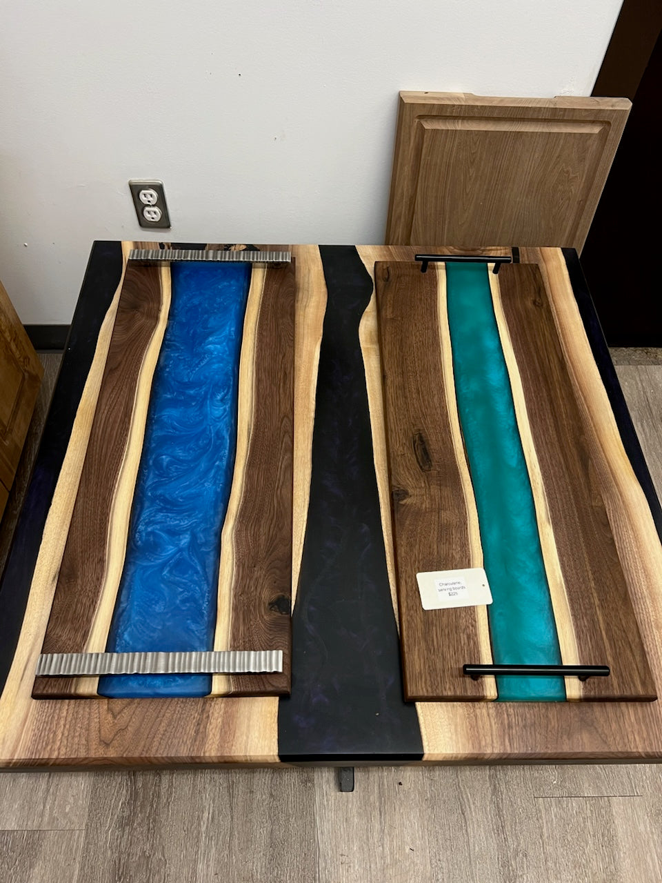 Wood and Epoxy Charcuterie Boards