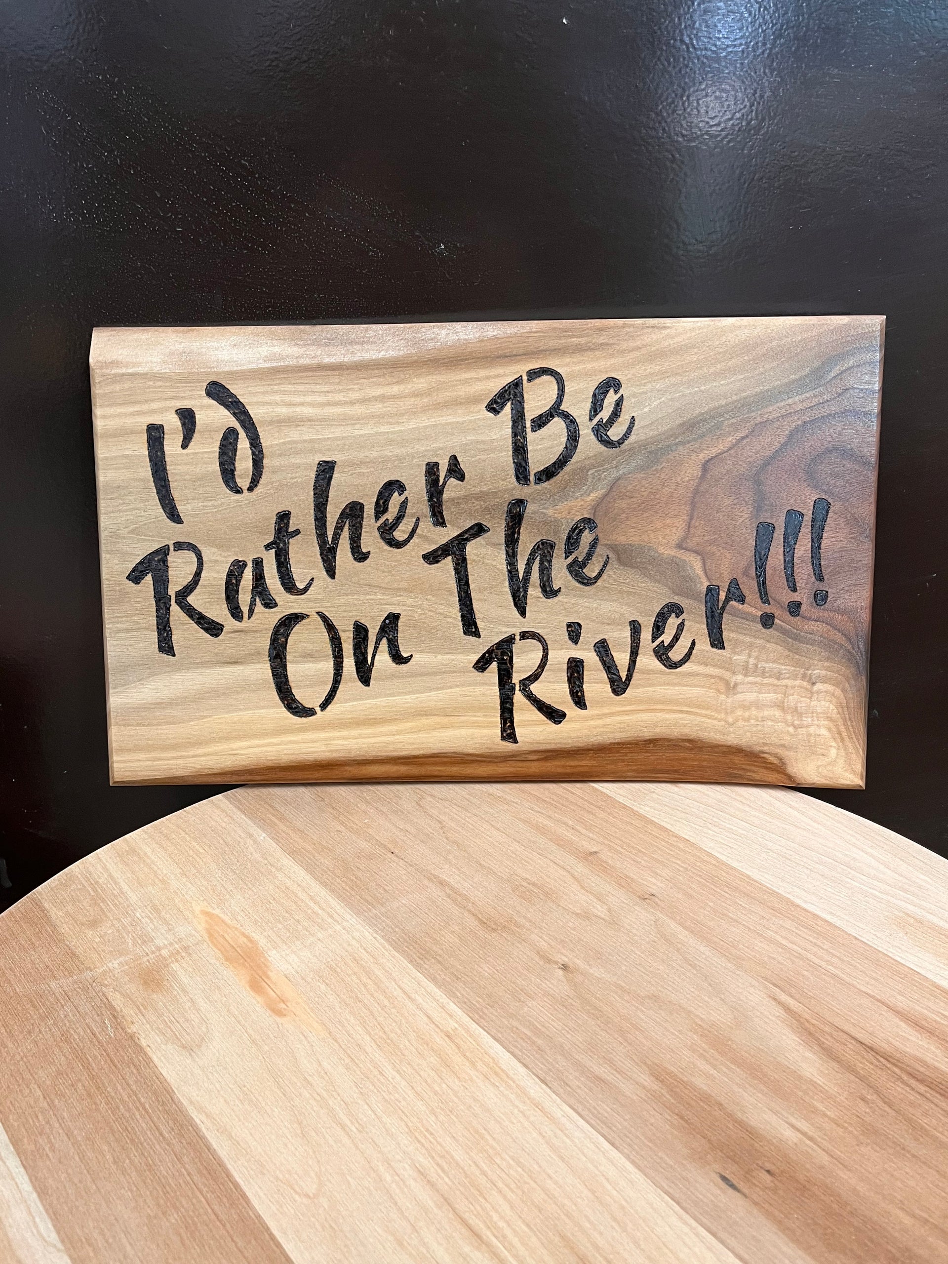 River Wood Burning